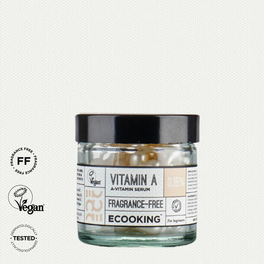 A VITAMĪNA SERUMS 0,15% bez smaržvielām, 60 kapsulas