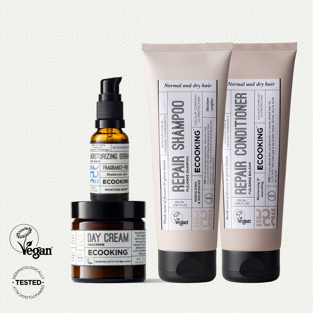 KOMPLEKTS AR DIENAS KRĒMU UN MITRINOŠU SERUMU